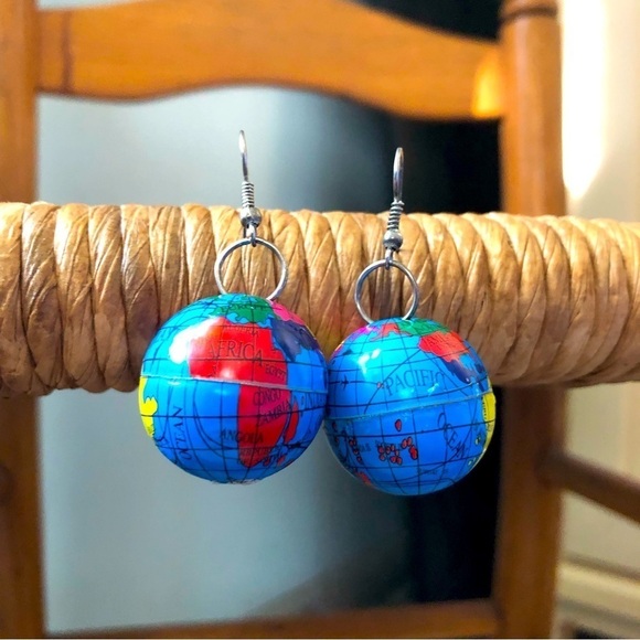 Jewelry - New PLANET EARTH earrings. NWOT